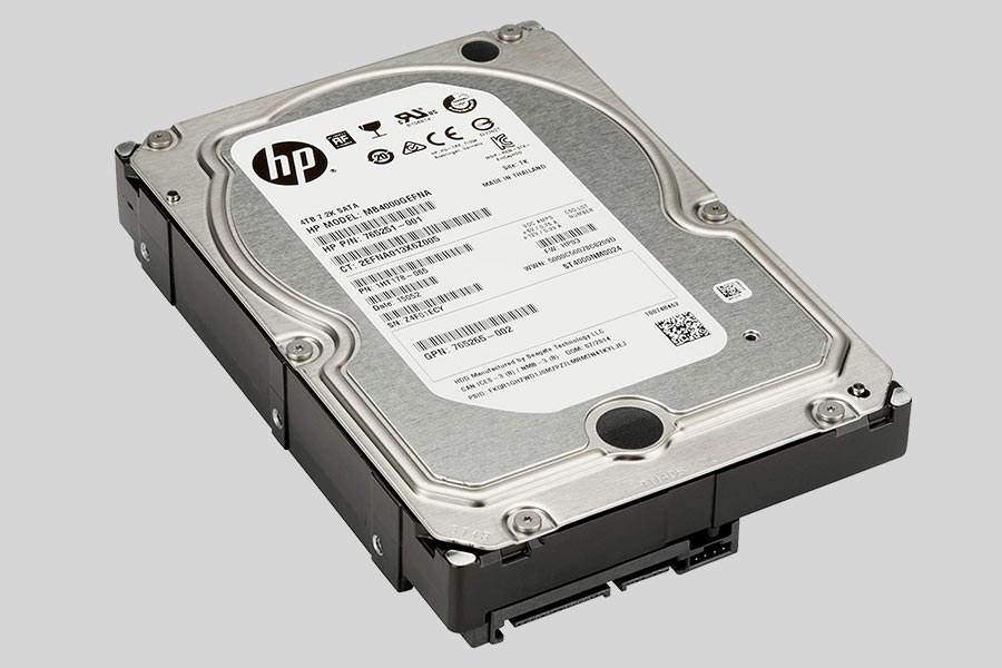 Riparazioni e recupero dei dati di un disco rigido HP (Hewlett-Packard)