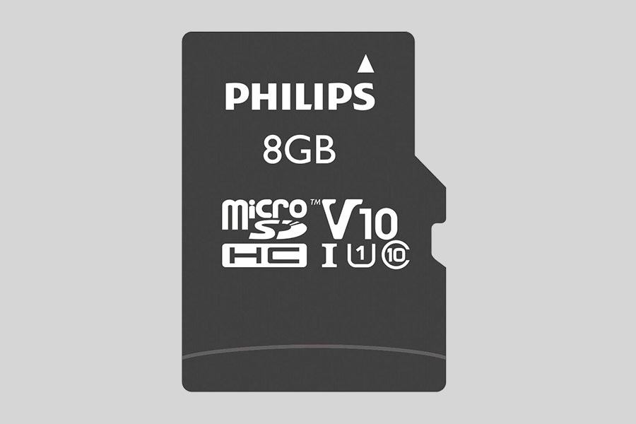 Recupero dei dati di una scheda di memoria Philips