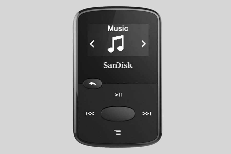 Recupero dei dati di un lettore MP3 SanDisk