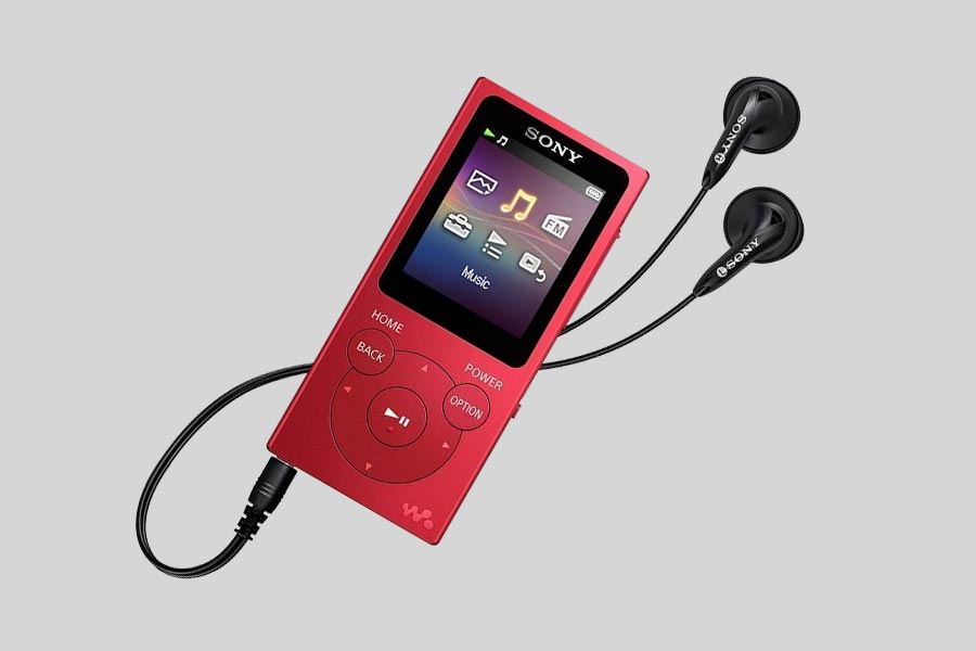 Recupero dei dati di un lettore MP3 Sony