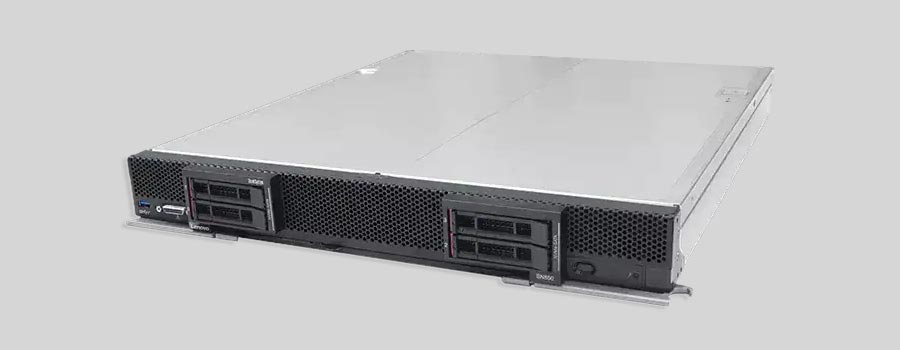 Recupero dei dati di un NAS Lenovo ThinkSystem SN850 Blade Server