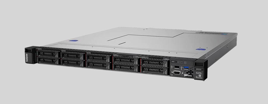 Recupero dei dati di un NAS Lenovo ThinkSystem SR250 Rack Server