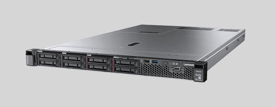 Recupero dei dati di un NAS Lenovo ThinkSystem SR570 Rack Server