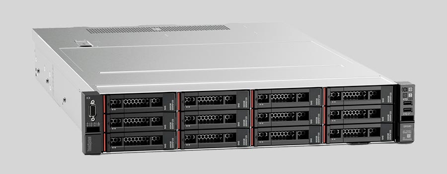 Recupero dei dati di un NAS Lenovo ThinkSystem SR590 Rack Server