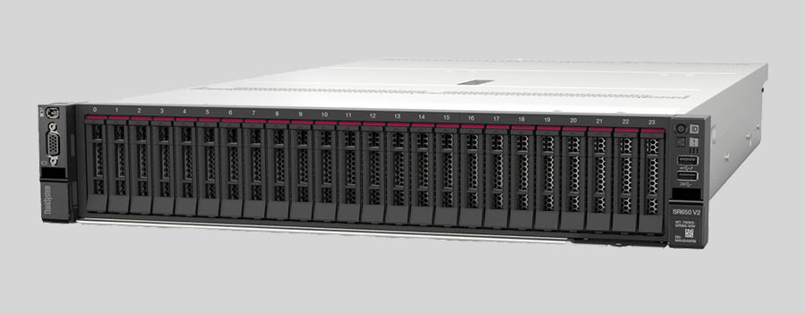 Recupero dei dati di un NAS Lenovo ThinkSystem SR650 V2 Rack Server