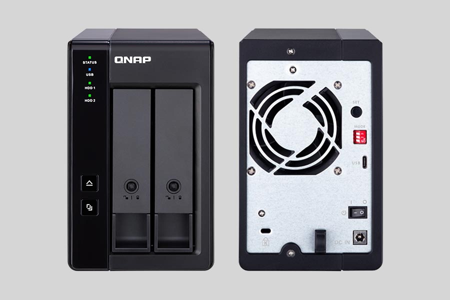 Recupero dei dati di un NAS QNAP TR-002