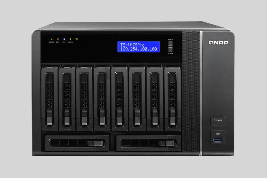 Recupero dei dati di un NAS QNAP Turbo Station TS-1079 Pro