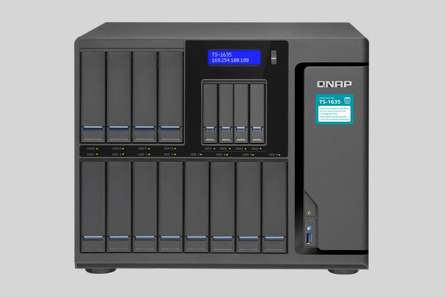 Recupero dei dati di un NAS QNAP Turbo Station TS-1635