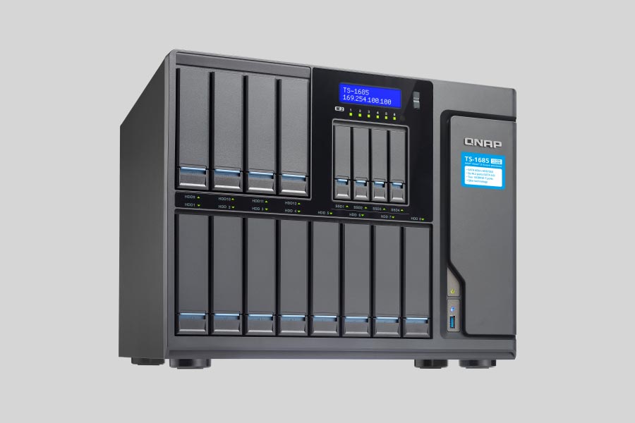 Recupero dei dati di un NAS QNAP Turbo Station TS-1685