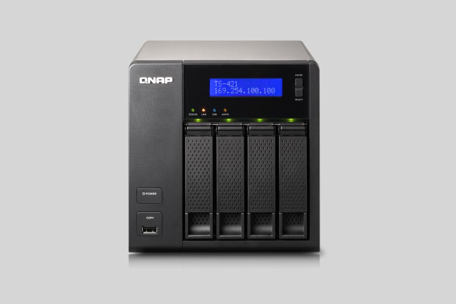 Recupero dei dati di un NAS QNAP Turbo Station TS-421 / TS-421U