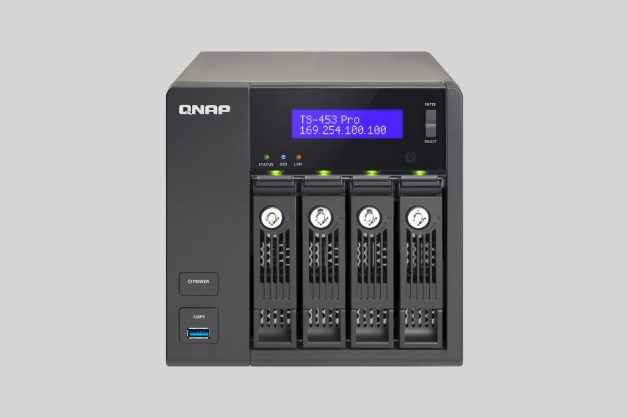 Recupero dei dati di un NAS QNAP Turbo Station TS-453 Pro