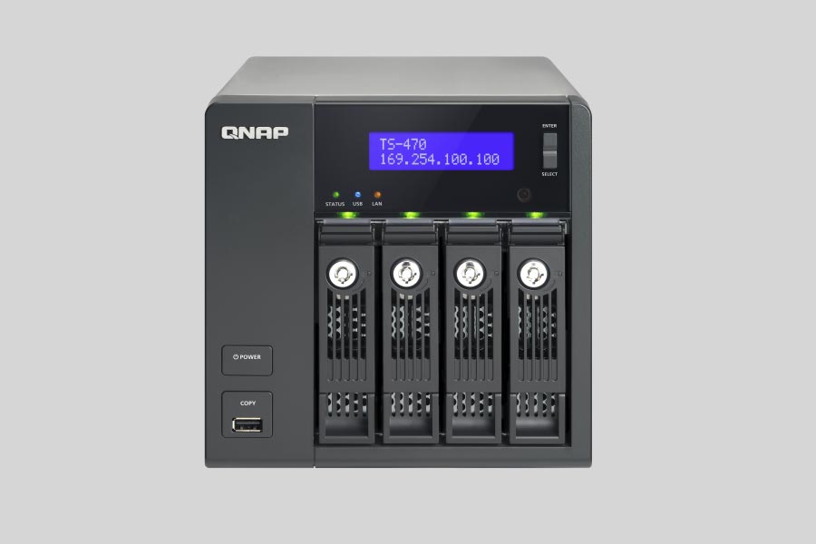 Recupero dei dati di un NAS QNAP Turbo Station TS-470 / TS-470 Pro