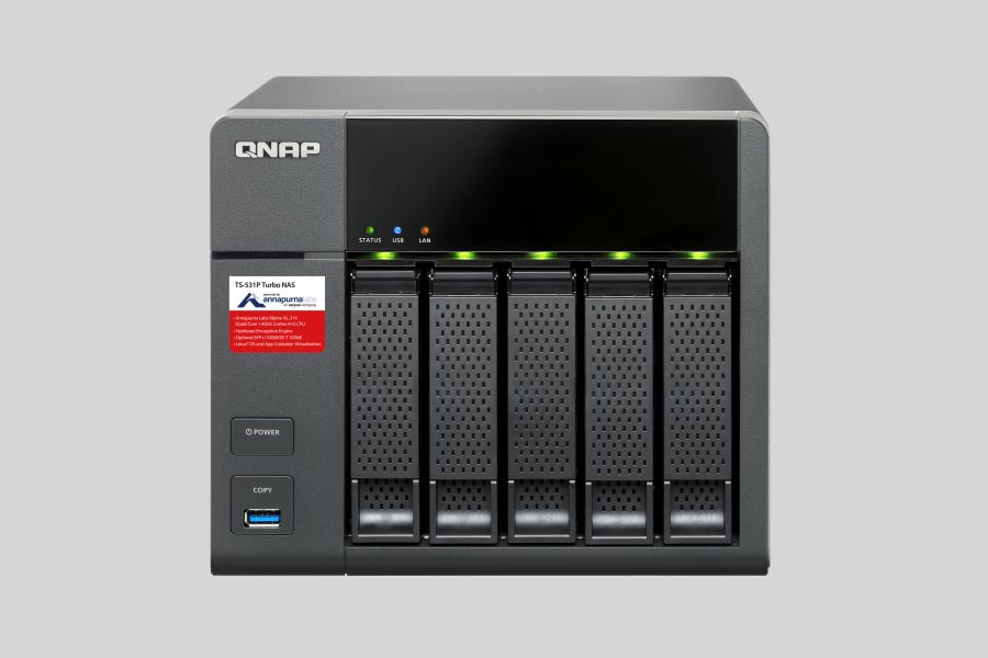 Recupero dei dati di un NAS QNAP Turbo Station TS-531P / TS-531X