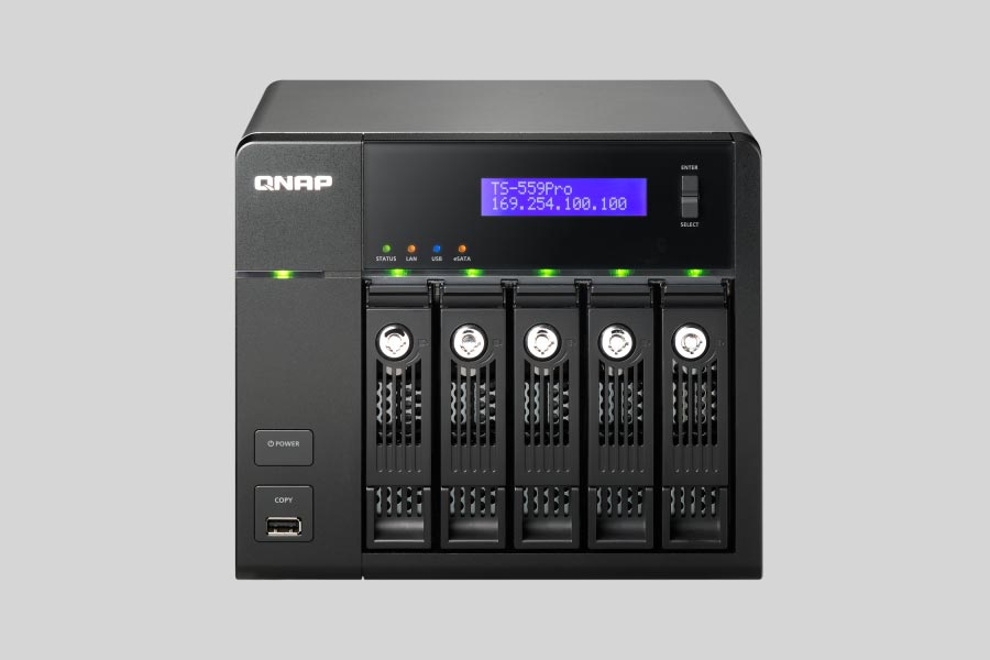 Recupero dei dati di un NAS QNAP Turbo Station TS-559 Pro / TS-559 Pro II / TS-559 Pro+