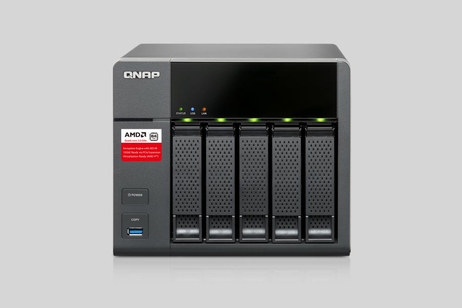 Recupero dei dati di un NAS QNAP Turbo Station TS-563