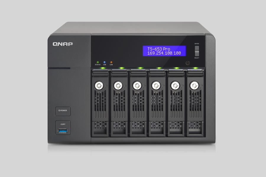 Recupero dei dati di un NAS QNAP Turbo Station TS-653 Pro / TS-653A