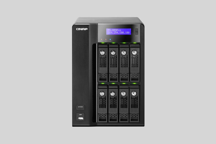 Recupero dei dati di un NAS QNAP Turbo Station TS-809 Pro / TS-809U-RP