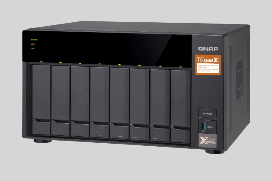 Recupero dei dati di un NAS QNAP Turbo Station TS-832X / TS-832XU