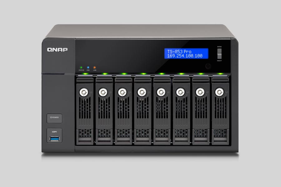 Recupero dei dati di un NAS QNAP Turbo Station TS-853 Pro