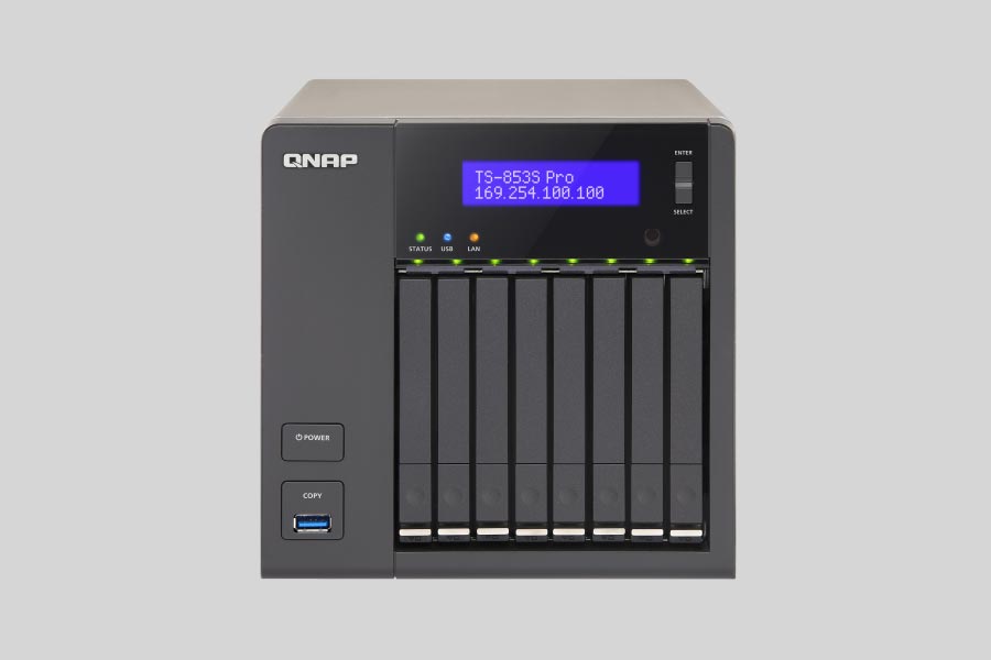 Recupero dei dati di un NAS QNAP Turbo Station TS-853S Pro