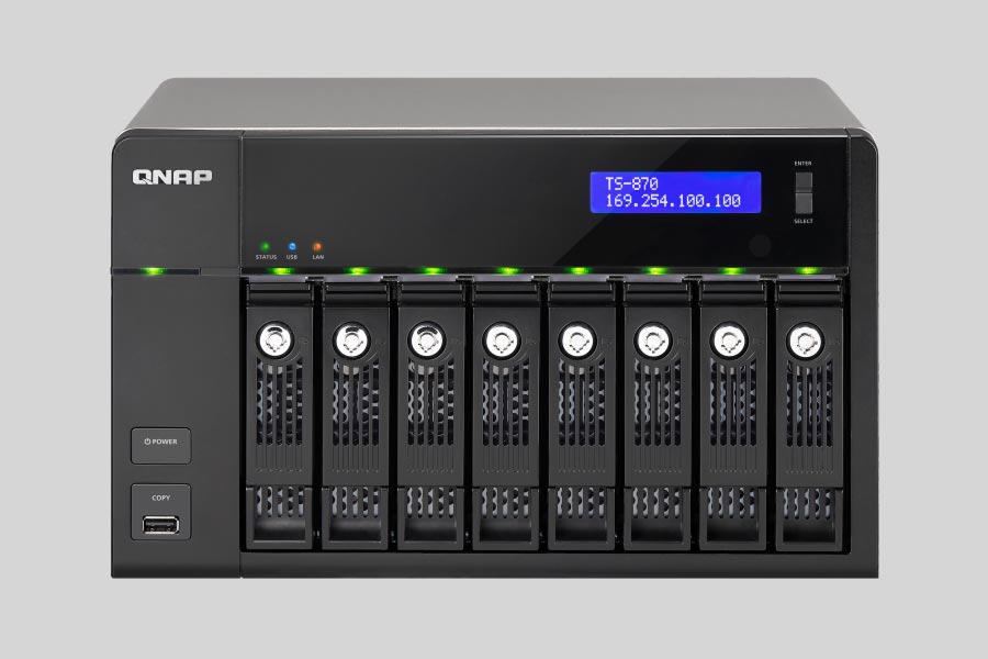 Recupero dei dati di un NAS QNAP Turbo Station TS-870 / TS-870 Pro