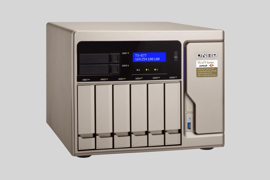 Recupero dei dati di un NAS QNAP Turbo Station TS-877 / TS-877XU