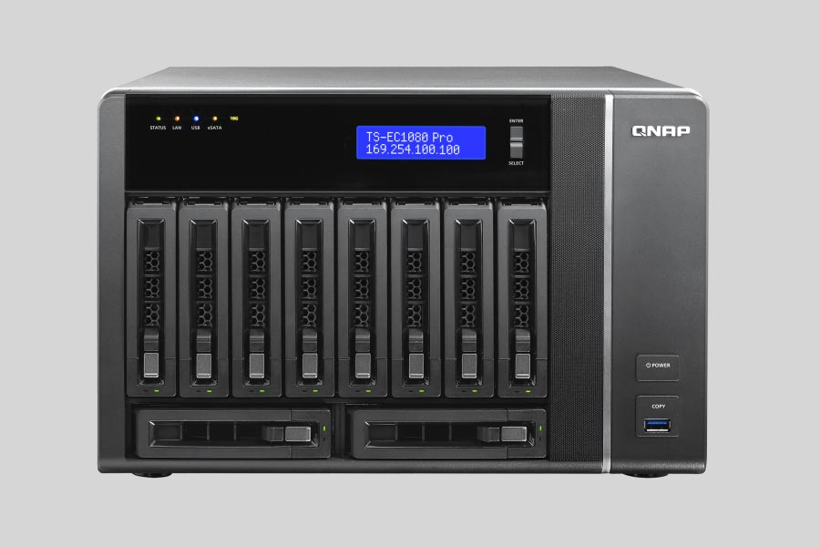 Recupero dei dati di un NAS QNAP Turbo Station TS-EC1080 Pro