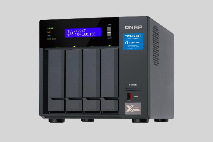 Recupero dei dati di un NAS QNAP TVS-472XT