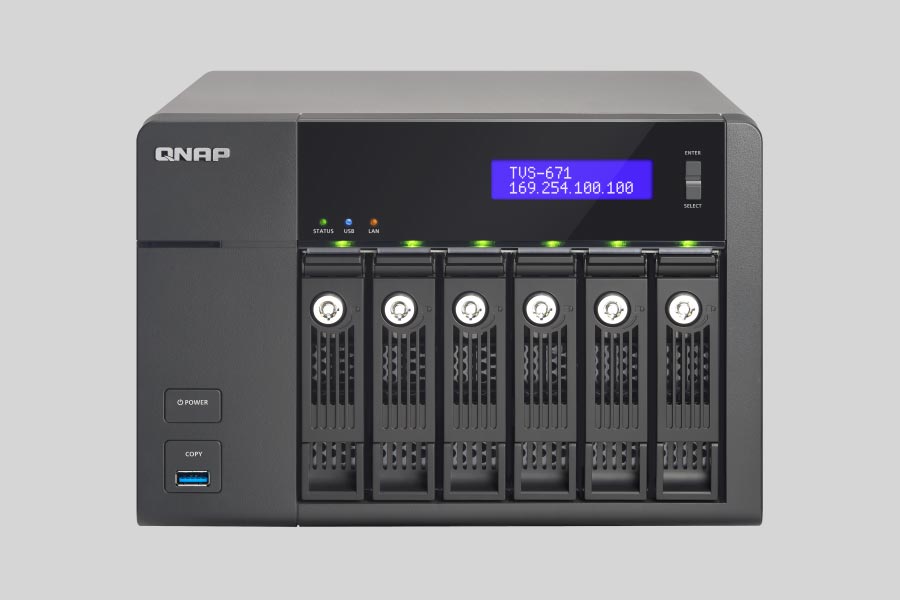 Recupero dei dati di un NAS QNAP TVS-671