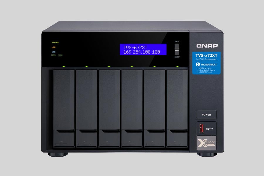 Recupero dei dati di un NAS QNAP TVS-672XT