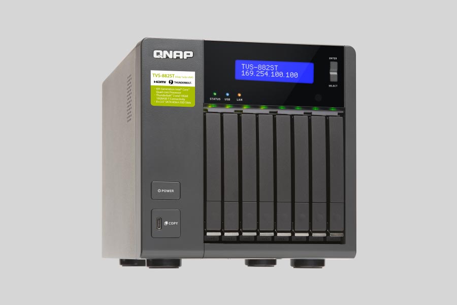 Recupero dei dati di un NAS QNAP TVS-882ST2