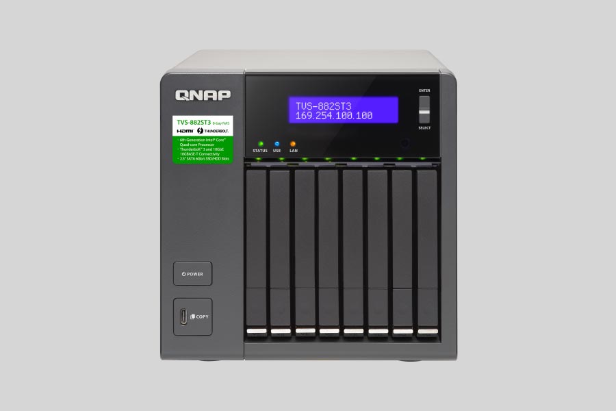 Recupero dei dati di un NAS QNAP TVS-882ST3