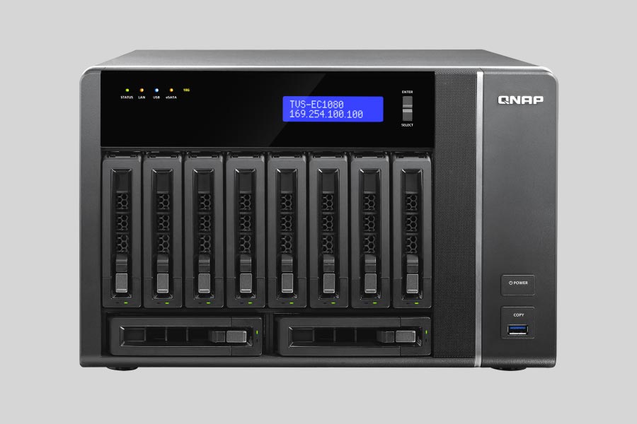 Recupero dei dati di un NAS QNAP TVS-EC1080