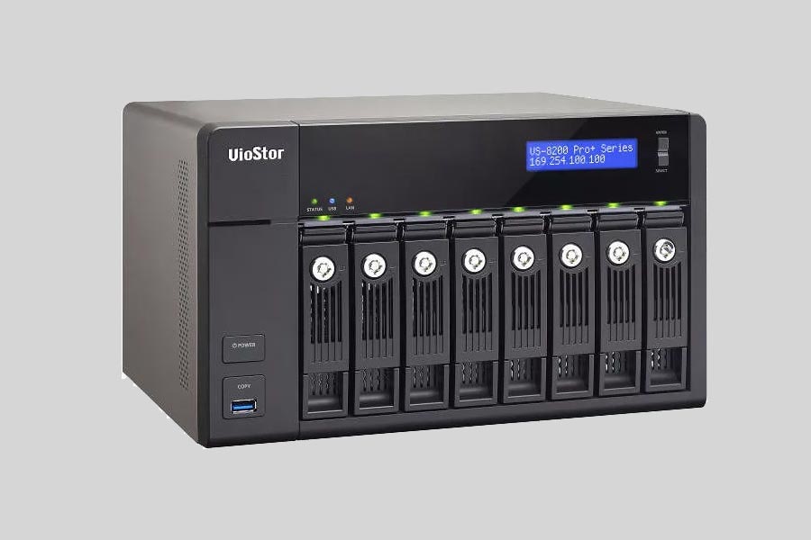 Recupero dei dati di un NAS QNAP VS-8224 Pro+