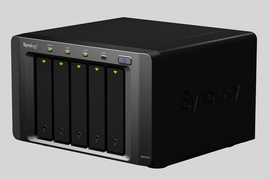 Recupero dei dati di un NAS Synology DiskStation DS1512+