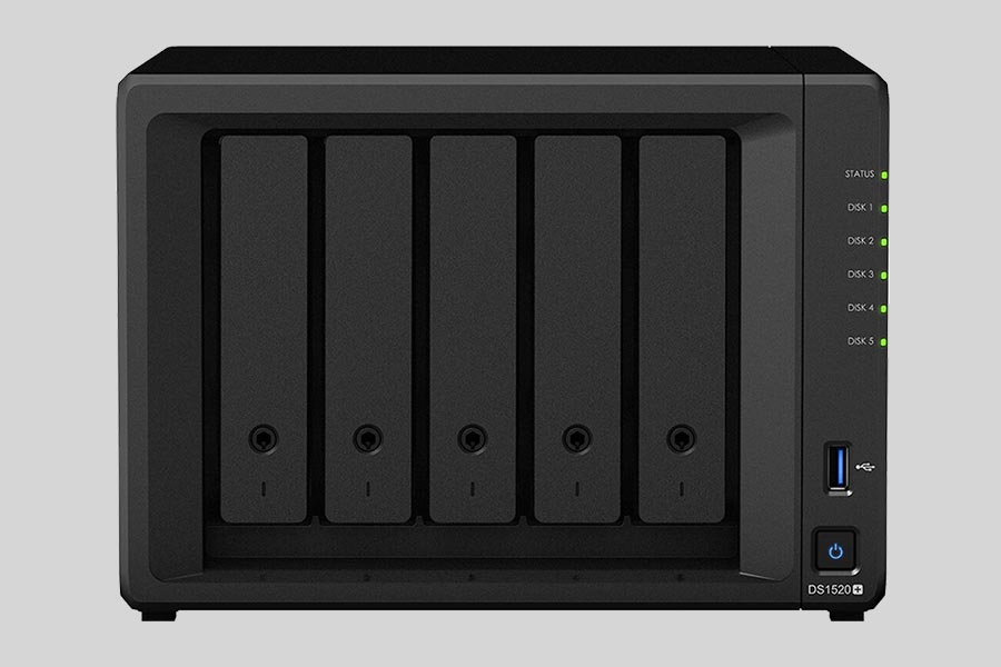 Recupero dei dati di un NAS Synology DiskStation DS1520+