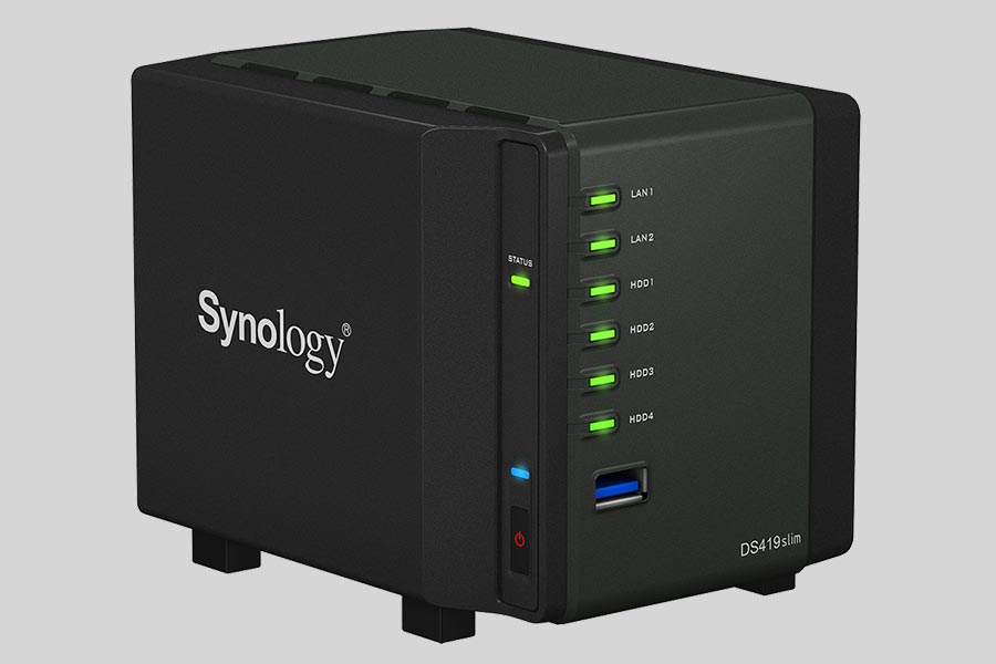 Recupero dei dati di un NAS Synology DiskStation DS419slim