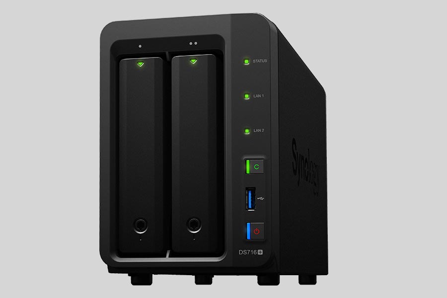 Recupero dei dati di un NAS Synology DiskStation DS716+II / DS716+