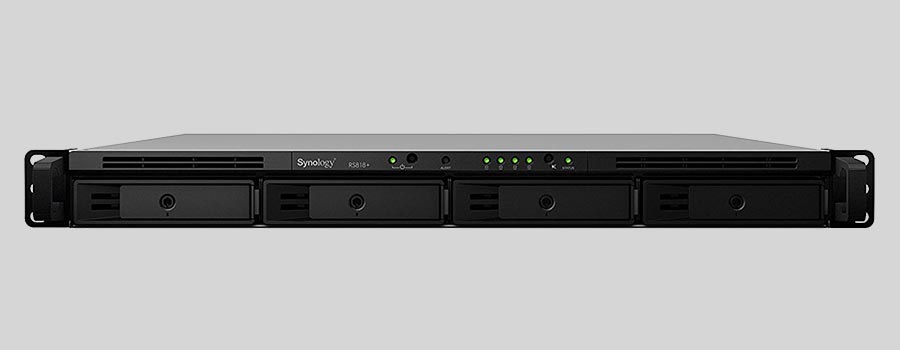 Recupero dei dati di un NAS Synology Rack Station RS818RP+ / RS818+