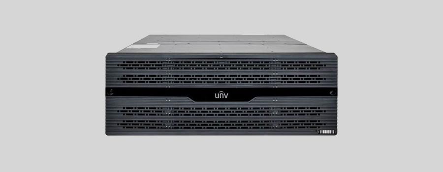 Recupero dei dati di un NAS Uniview DE3124-V2