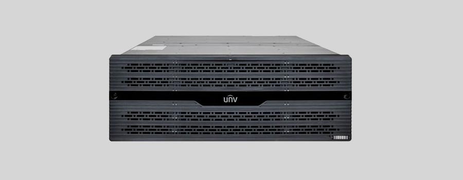 Recupero dei dati di un NAS Uniview VX1612-C