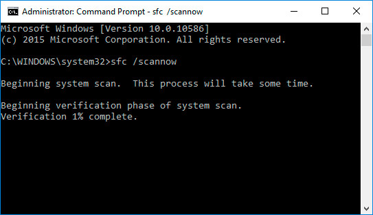 Riga di comando di Windows Server 2022: sfc /scannow